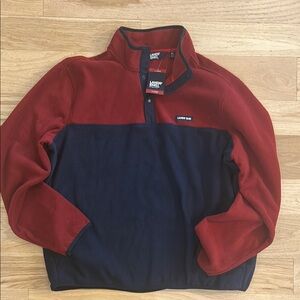 NWT lands end polar fleece crew size XL